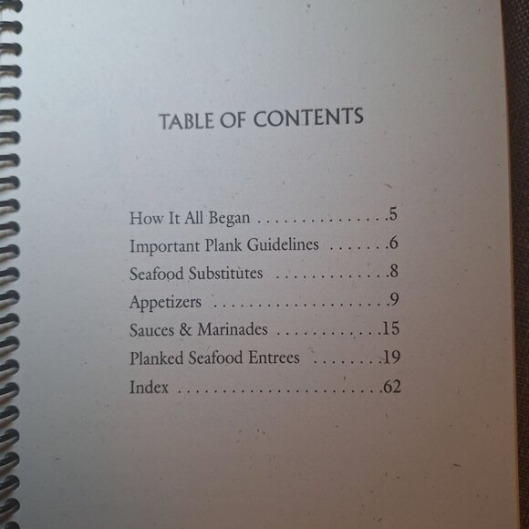 Chinook Planks Cook Book Seafood Wood Northwest Tradition Vintage 1997 Native - Picture 3 of 7